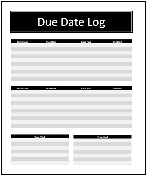 date log